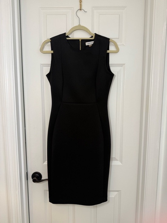 Calvin Klein Dresses & Skirts - Calvin Klein Black Sleeveless Midi Sheath Dress